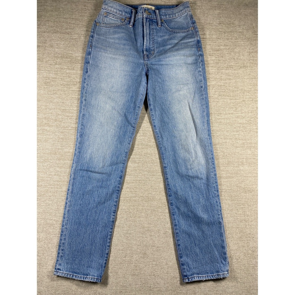 Madewell Perfect Vintage Full Length Jean Women 27 Blue Denim High Rise Casual - Picture 2 of 13